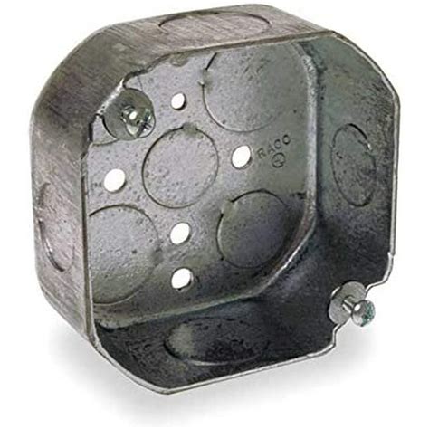 shallow octagon junction box|4 octagon outlet box.